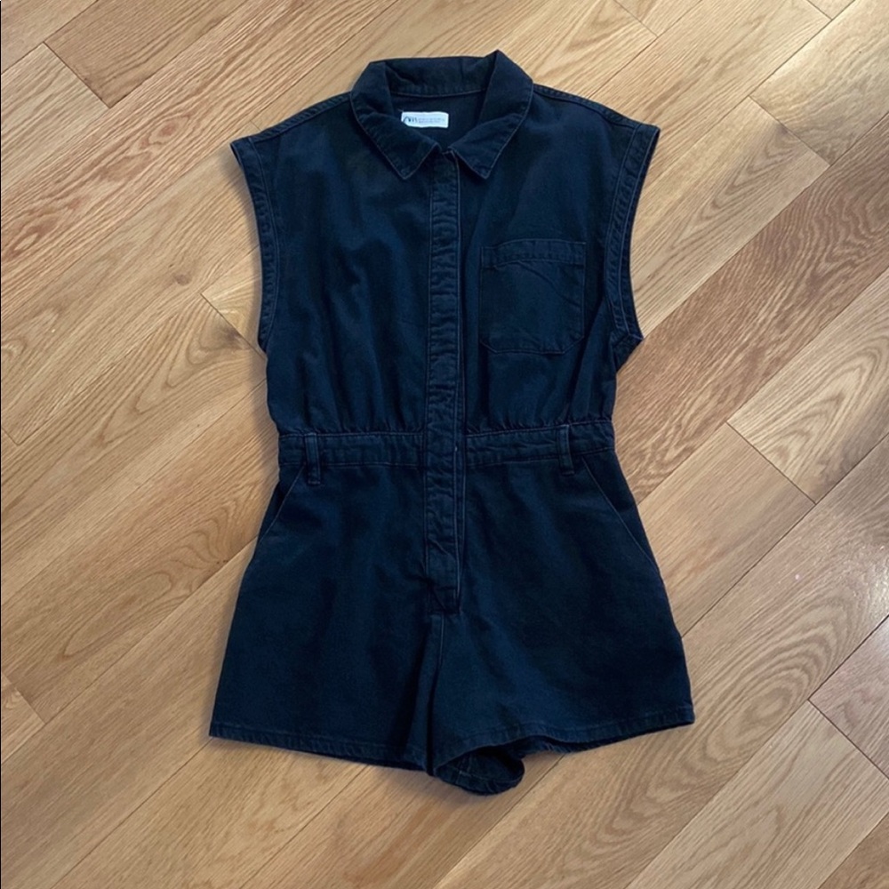 Zara denim romper